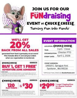 Chuck E Cheese